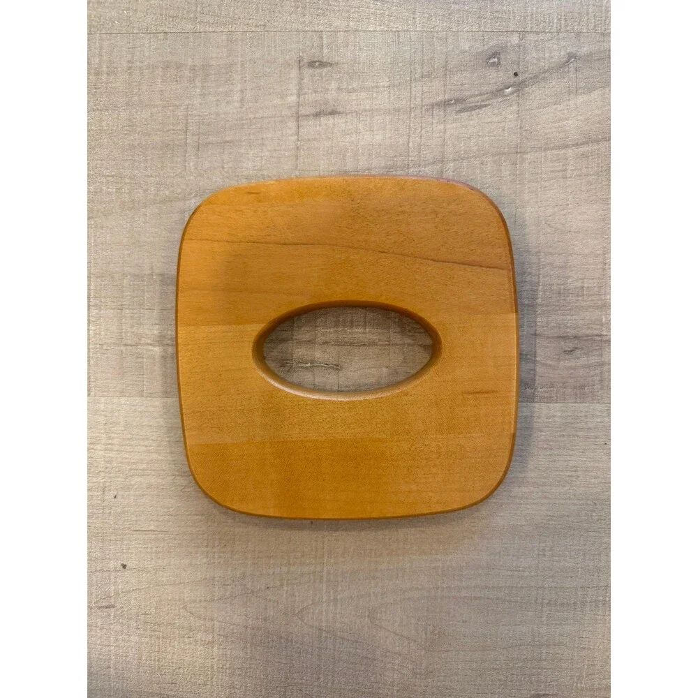 Longaberger Wood Crafts Tissue/Open Box Lid Cover Vintage